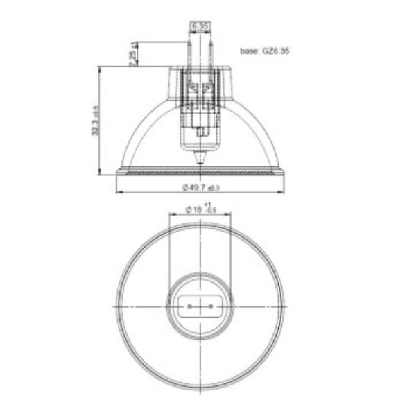 110V Osram галогенный дисплей оптическая ксенофотическая лампа 64627 HLX EFP галогенные лампы с отражателем MR16 12V 100W GZ6