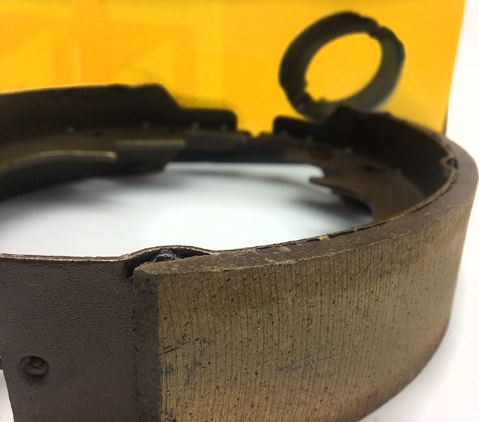 220mm Motorcycle Brake Shoe Brake Pad / Drum Brake Shoe