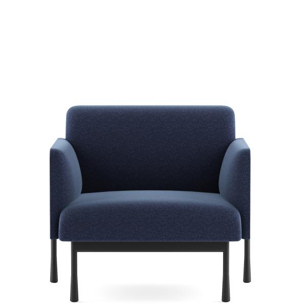 Modern Design Single Seater Sofa For Office , Cozy Fabric Single Sofa Armchair