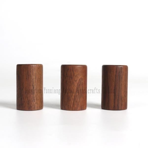 Wooden Caps for Perfume Bottles - Natural Wood Perfume Caps, Refillable Spray Bottles with Fine Mist & Wooden Lids for Cologne, Fragrance, Essential Oils