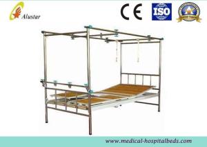 Stainless Steel 3 Crank Double Arm Manual Hospital Orthopedic Adjustable Beds