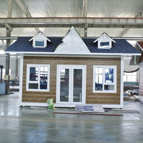 Galvanized Steel Frame Prefab Tiny House On Wheels For Space-Saving Solution