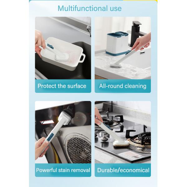 Limpeza profunda Borracha de panela de cozinha fácil de usar Borracha de panela descartável