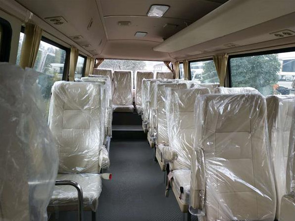 Used Small Bus Chinese Brand Mudan Minibus 23 Seats Right Hand Drive