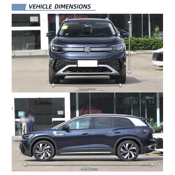 7 seats EV Car VW ID6 pure+/Pro Wholesale price sales  Low used car price New energy vehicles 0km new car In stock