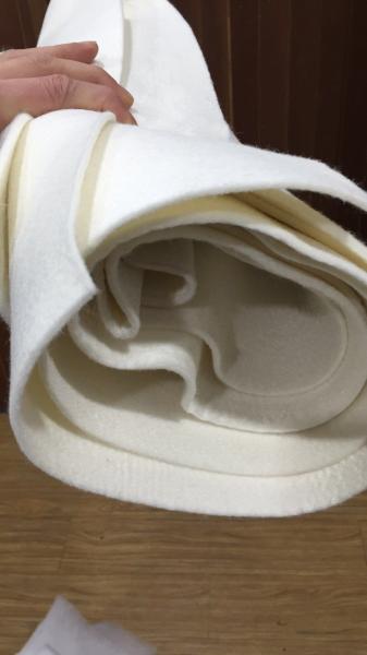 Non Woven Industrial Polyester Needle Punched Filter Cloth for Dust Collector Bag 400gsm  450gsm 500gsm 550gsm 600gsm