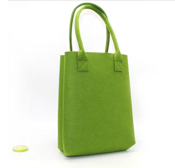 Cosmetic Bag Multi-Pocket Handbag Cartoon Felt Bag With Logo Fashionable Splicing Colors Accept Custom Logo Gift Tote Bag Felt Clothes Shopping Korean Fashion Bags