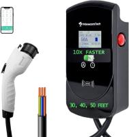 Estação de carregamento doméstico de veículos elétricos inteligentes de nível 2 de 50 amperes 220 volts para Tesla e todas as marcas de veículos elétricos