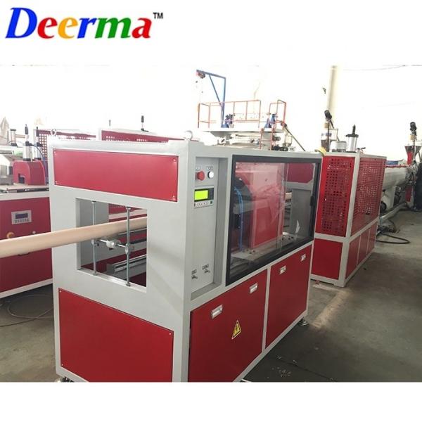 S Motor PVC Pipe Manufacturing Machinery 37kw Plastic Pipe Extruder 380V