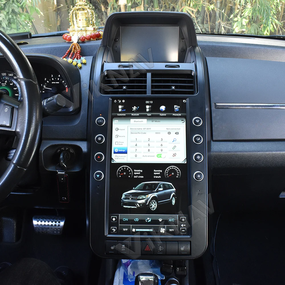 VIKNAV 13,6-дюймовая автомагнитола для Dodge Journey 2009-2015 Android, беспроводной Carplay, головное устройство, стерео
