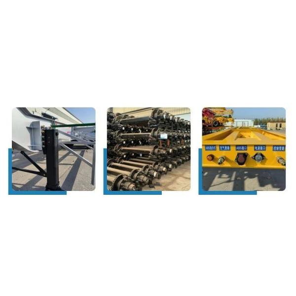 Self-dumping Container Carrier Skeleton Semi-Trailer Steel Container Chassis Trailer