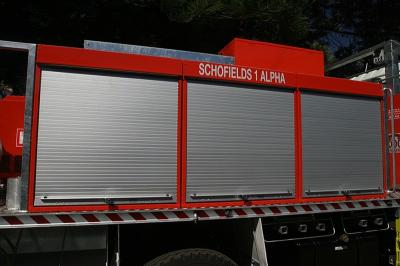 Fire Truck Aluminium Rolling Door/ Roller Shutter/ Aluminum Door