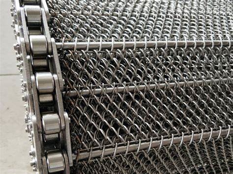 Heavy Duty High Strength Conveyor Belt Mesh Stainless Steel