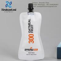 Logo imprimé sur mesure Bouteille Forme Sac de support d'emballage Pour boisson Boissons Jus de fruits Vin liquide