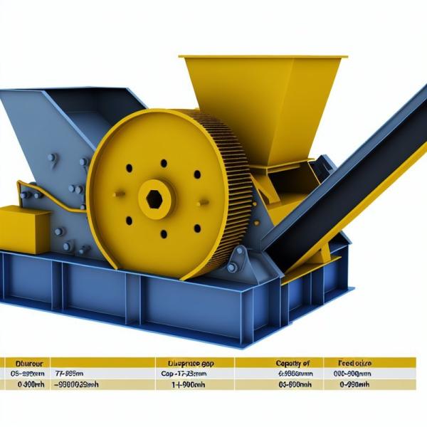 大容量ジョークラッシャーマシン 1-1000t/h ACモーター 75-275mm 排出