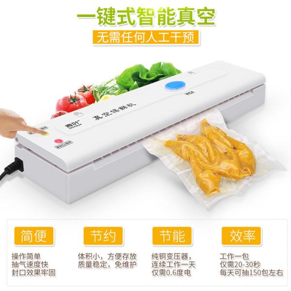 NEW Househlod Food Vacuum Sealer Packaging Machine Film Sealer Vacuum packer DZ-108
