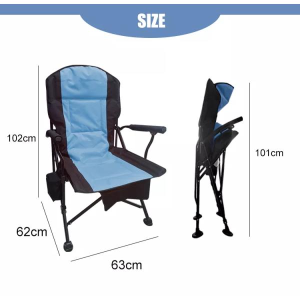 Portable Foldable Beach Chair Oxford Cloth Outdoor Camping Fishing For Events