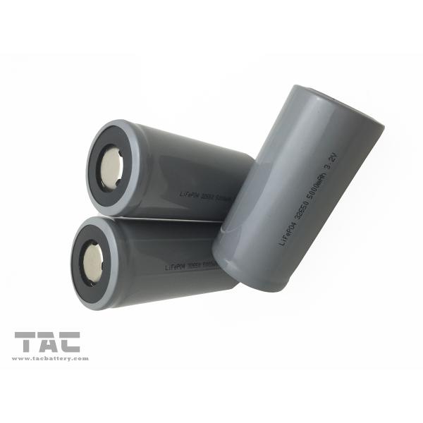 Rechargeable Cylindrical 3.2V LiFePO4 Battery IFR32650 5000mAh For Solar System