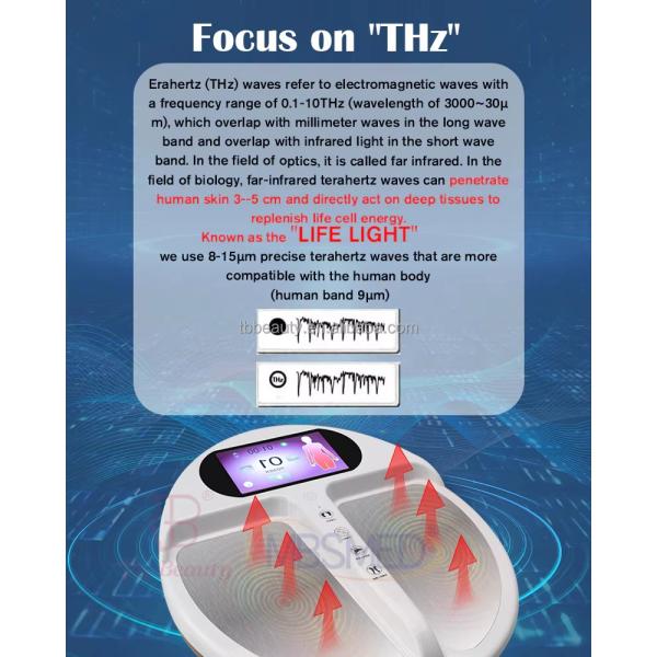 Terahertz Foot Magnetic Heating Foot Pemf Physiotherapy Device