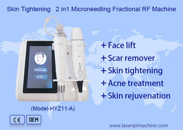 Skin Tightening Skin Rejuvenation 2 In1 Microneedling Fractional RF Machine