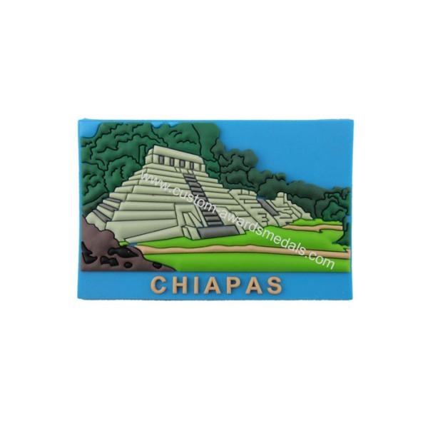 3D Custom Chiapas Soft Pvc Fridge Magnet, Fridge Photo Magnets