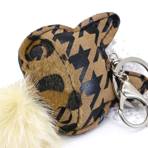 PVC Doll Key Chain Sewing Cat Head With Cotton 15cm Size For Clothing