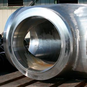 Round Steel Pipe Tee Fittings Welding Connection Sch5S Thickness