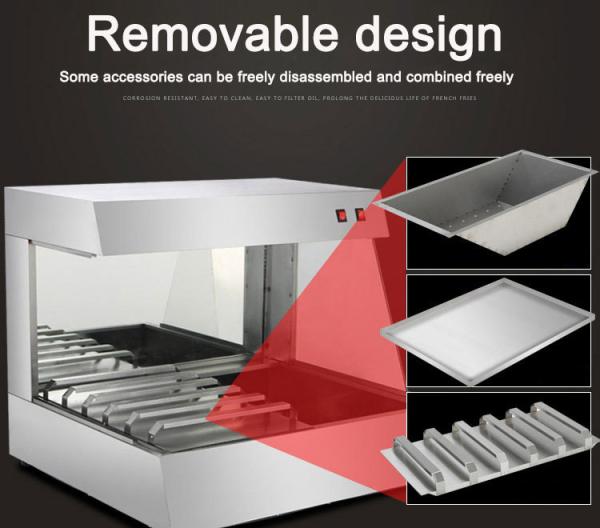 Commercial Kitchen Ware Countertop Food Warmer Electric with Stainless Steel Design
