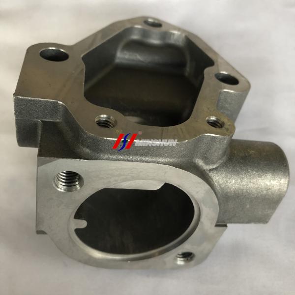 Yanmar 4TNV84T Engine Thermostat Lower, Cooling System Connector, Precision Casting