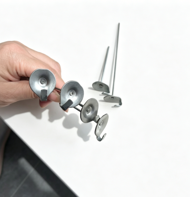 Removable Blanket Insulation Anchor Pins With Round Self Locking Washer