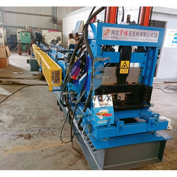 PLC Control Cz Roll Forming Machine Automatic Purlin Roll Former