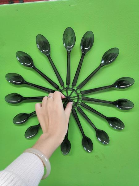 Cavidades plásticas feitas sob encomenda da modelação por injeção 16 da colher/utensílios de mesa para o restaurante