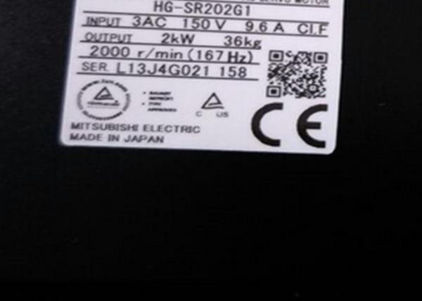 MITSUBISHI Output 2KW Industrial Electric motor HG-SR202G1 3AC Servo Motor