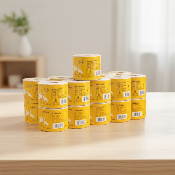 Disposable 3 Ply Eco-friendly Bamboo Pulp Soft Toilet Paper with High Absorption and Durability for Home Use