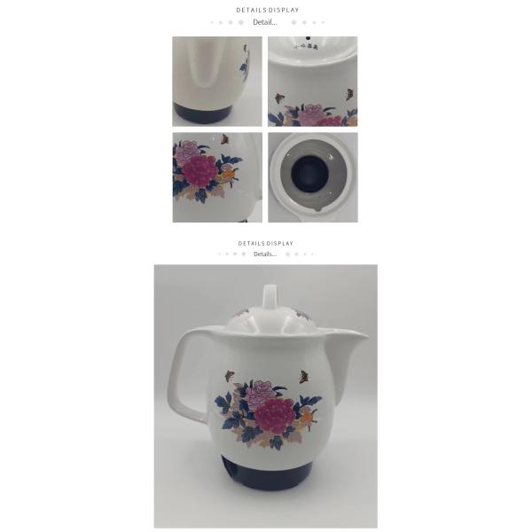 CE Certified Cultural Electric Cooking Ceramics Traditional Chinese Medicine Soup Pot