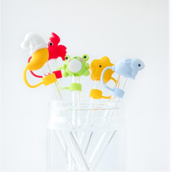 Full Silicone Straw Cover In 3D Design For Stanley Cup Tumblers 6-12mm Straw / Sippy