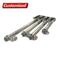 OEM Custom Tubular parafuso Auger alimentador de aço inoxidável com estrutura compacta