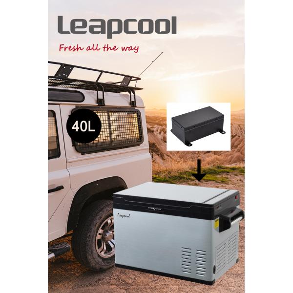 Réfrigérateur portable 24,5 KGS solaire et DC 12/24V compresseur congélateur pour les activités de plein air