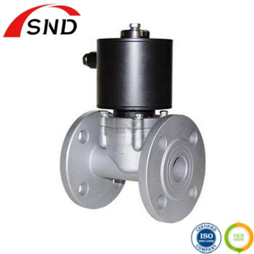 Stainless Steel Flange Connection Electric Water Fluid Solenoid Valve GB/12224