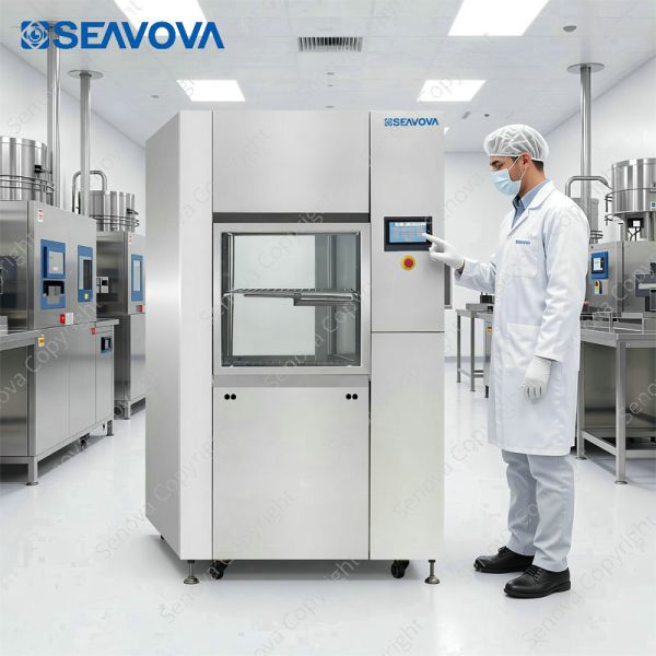 400L Glassware Washing Machine 380V Pharmaceutical Glass Washer