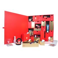 Cree la Navidad de lujo Advent Calendar de las cajas para requisitos particulares de regalo de la cartulina