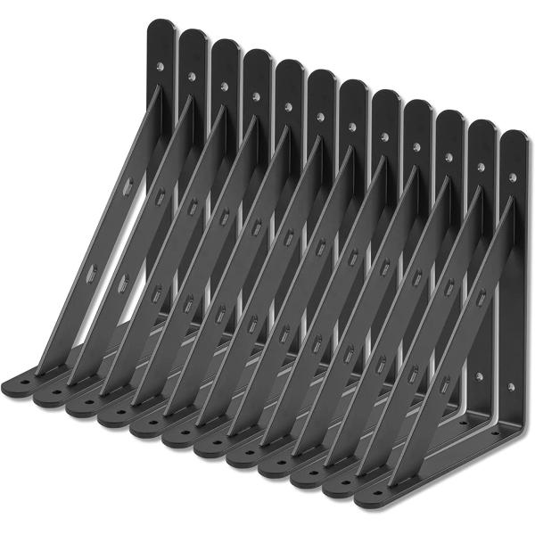 Конфигурационная книжная полка из нержавеющей стали с треугольной скобкой Фиксированная рама с потреблением