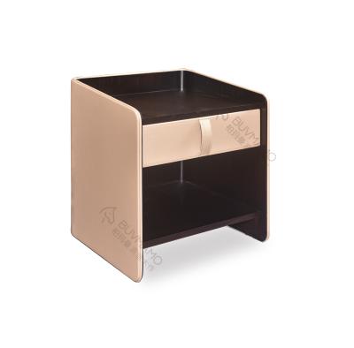 OEM/ODM CUSTOMIZED WALNUT WOOD LIVING ROOM FURNITURE - 2 NESTING COFFEE TABLES, 1 SADDLE NIGHTSTAND, 2 UPHOLSTERED CHAIRS WITH SOLID WOOD IN CHINA