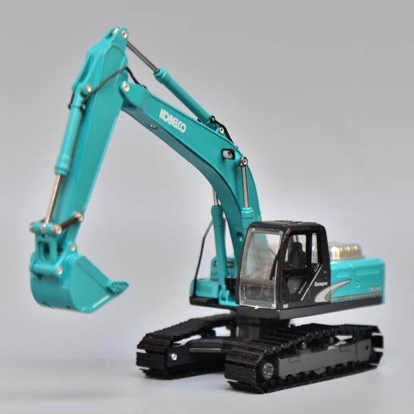 Excavateur en acier Shen modèle SK200 KOBELCO simulation originale alliage métallique décoration automobile non jouets