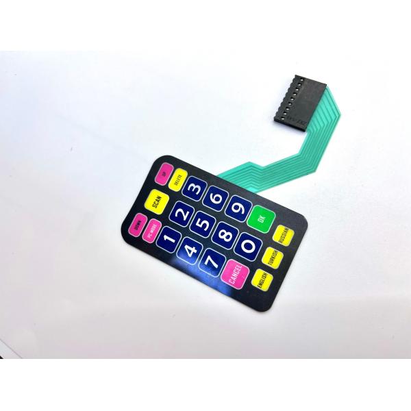 Тактильные кнопки с резинкой, переключатель включения и выключения с никоматическим женским разъемом