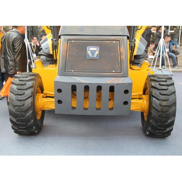 70KW Power Tractor Backhoe Loader  XT870 , 0.3 m3 Rated Digging Backhoe Machine
