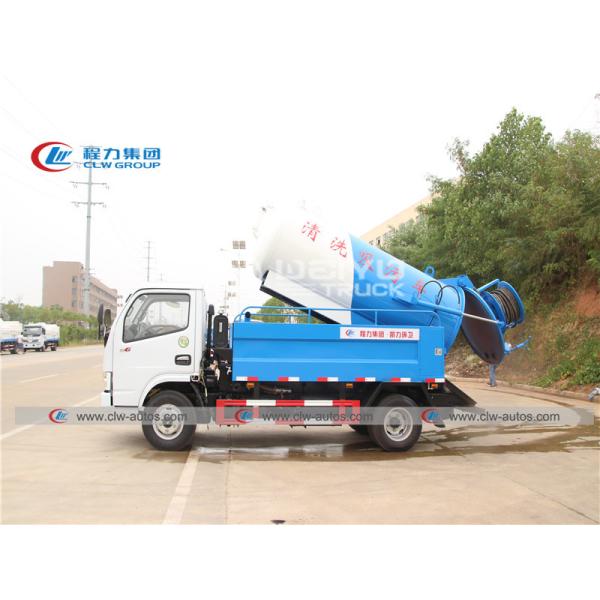 Carbon Steel Vacuum Septic Truck Durable Anti Corrosion 6mm 3000 Liters 3cbm