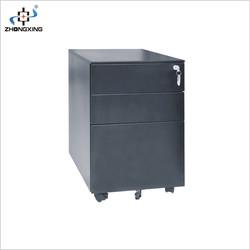 0.6mm White 3 Drawer Lateral File Cabinet With Lock Modern