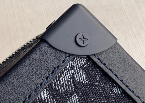 Unisex Soft Trunk Virgil Abloh Shoulder Bag With Zipper Open