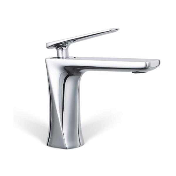 Раковина таза воды ручки санитарного цвета Faucets смесителя изделий золотого одиночная выстукивает для Bathroom